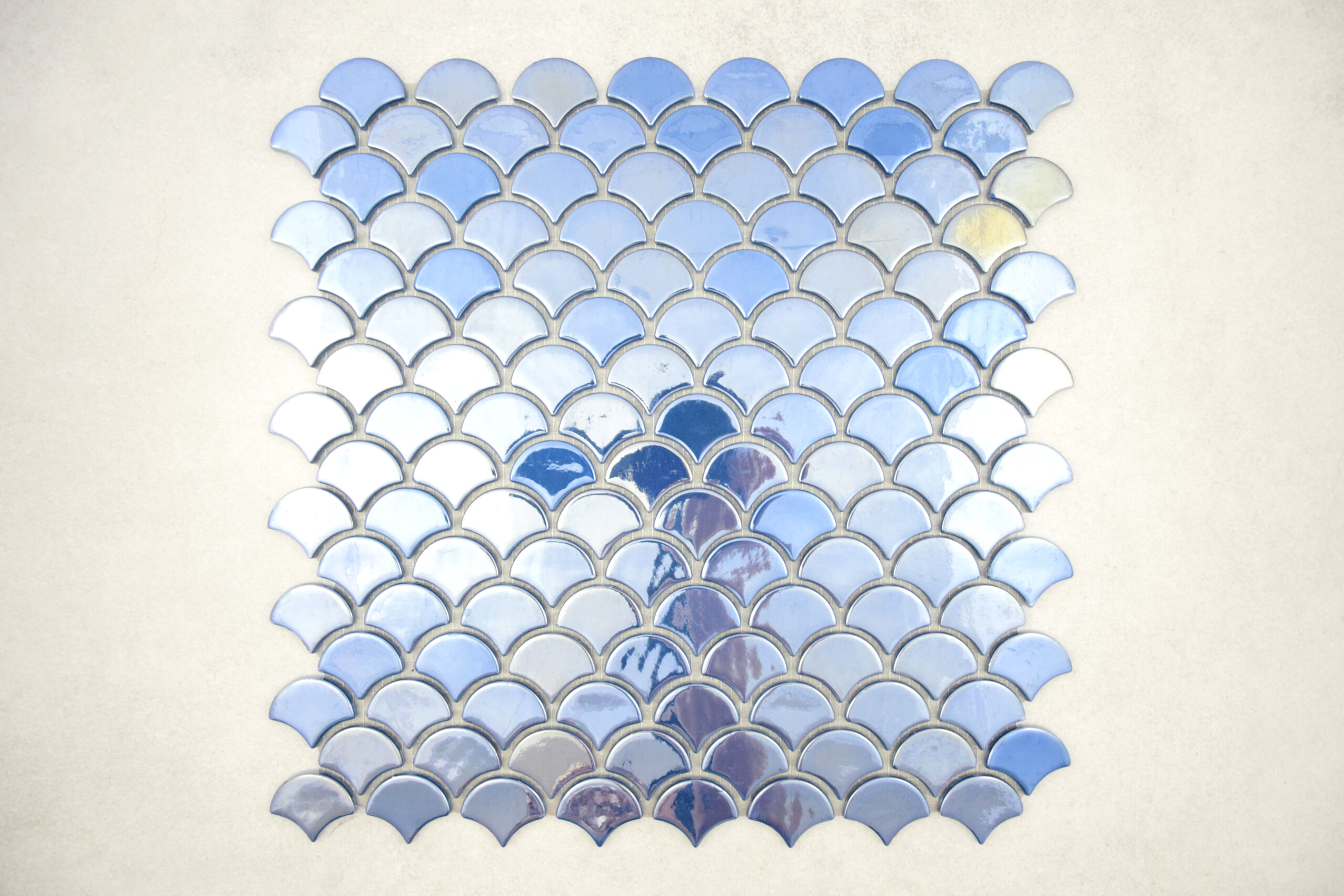 Gresite Escama Azul Brillo