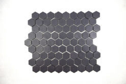Gresite Hexagonal Negro Mate