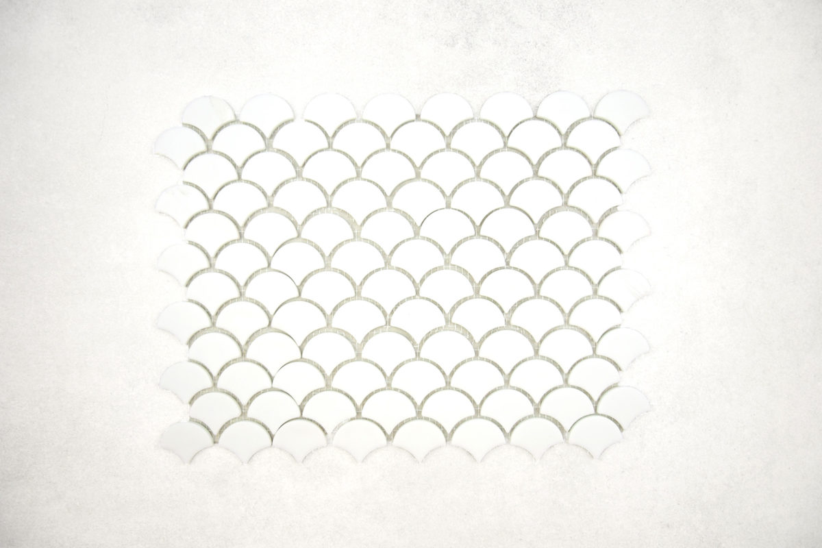 Gresite Escama Blanco Mate