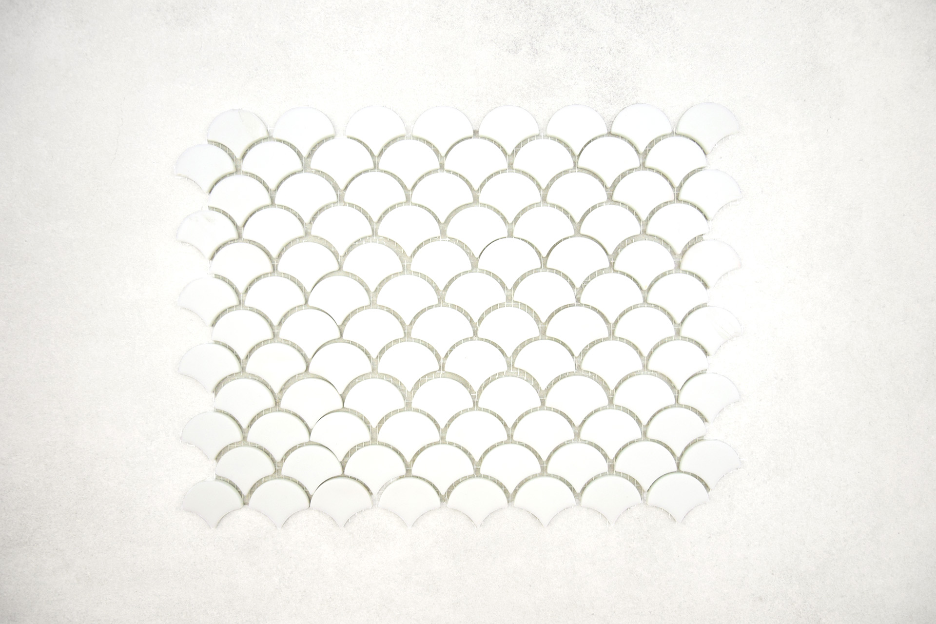 Gresite Escama Blanco Mate