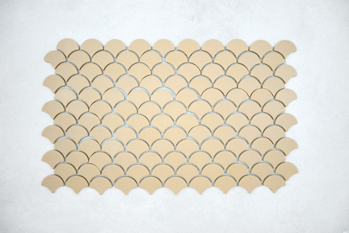 Gresite Escama Beige Mate