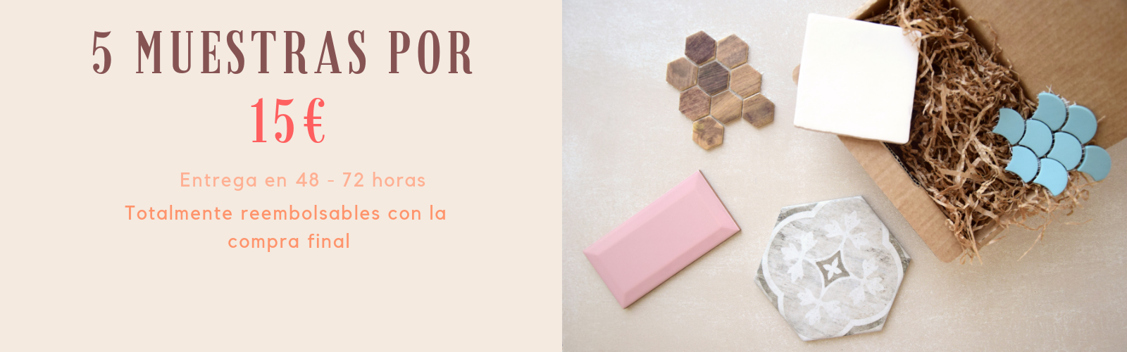 Compra Online 5 azulejos por 15€