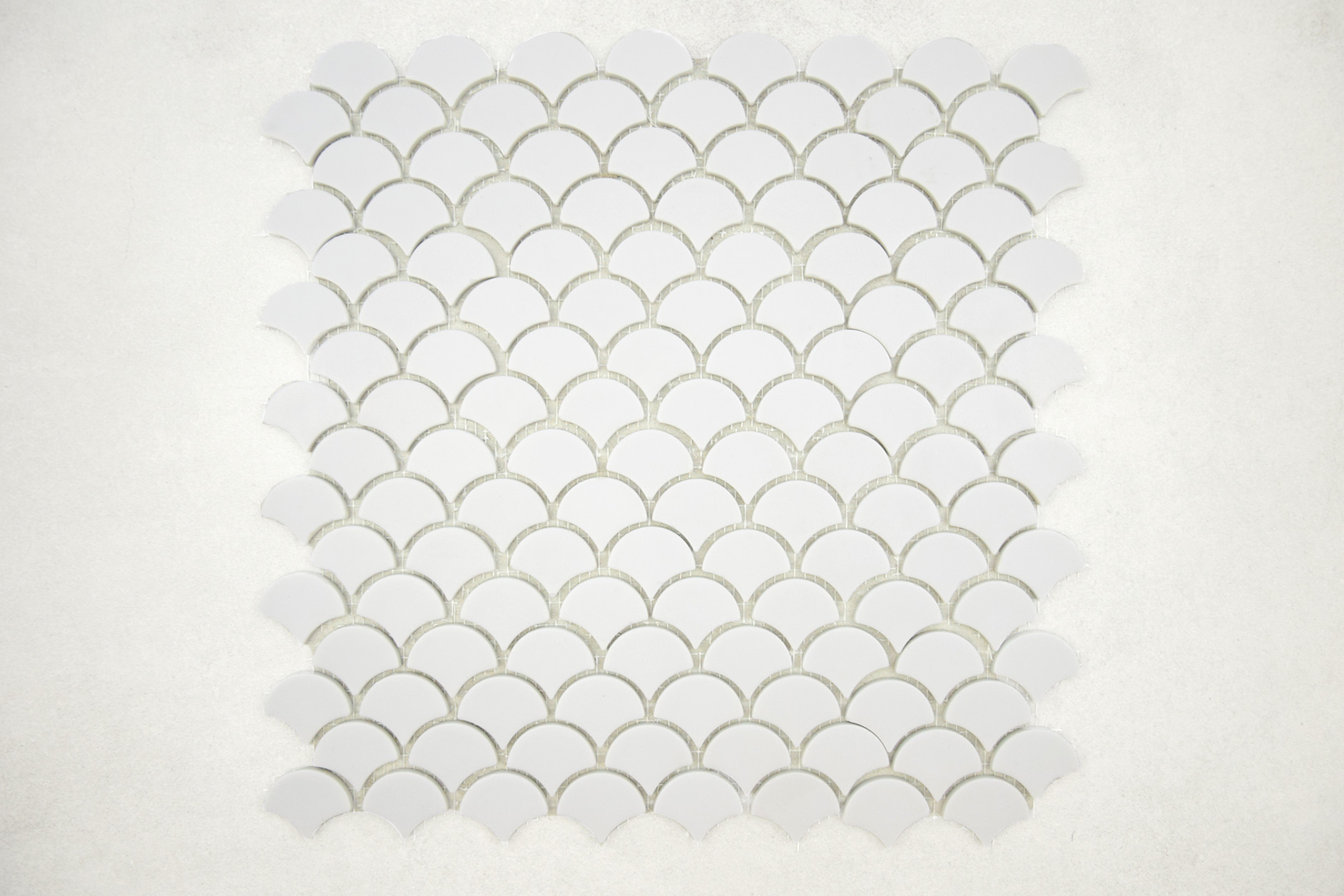 Azulejo Gresite Escama Gris Claro