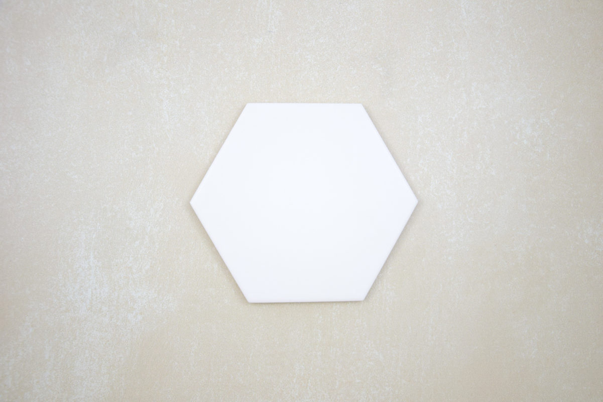 Hexágono Mate Blanco