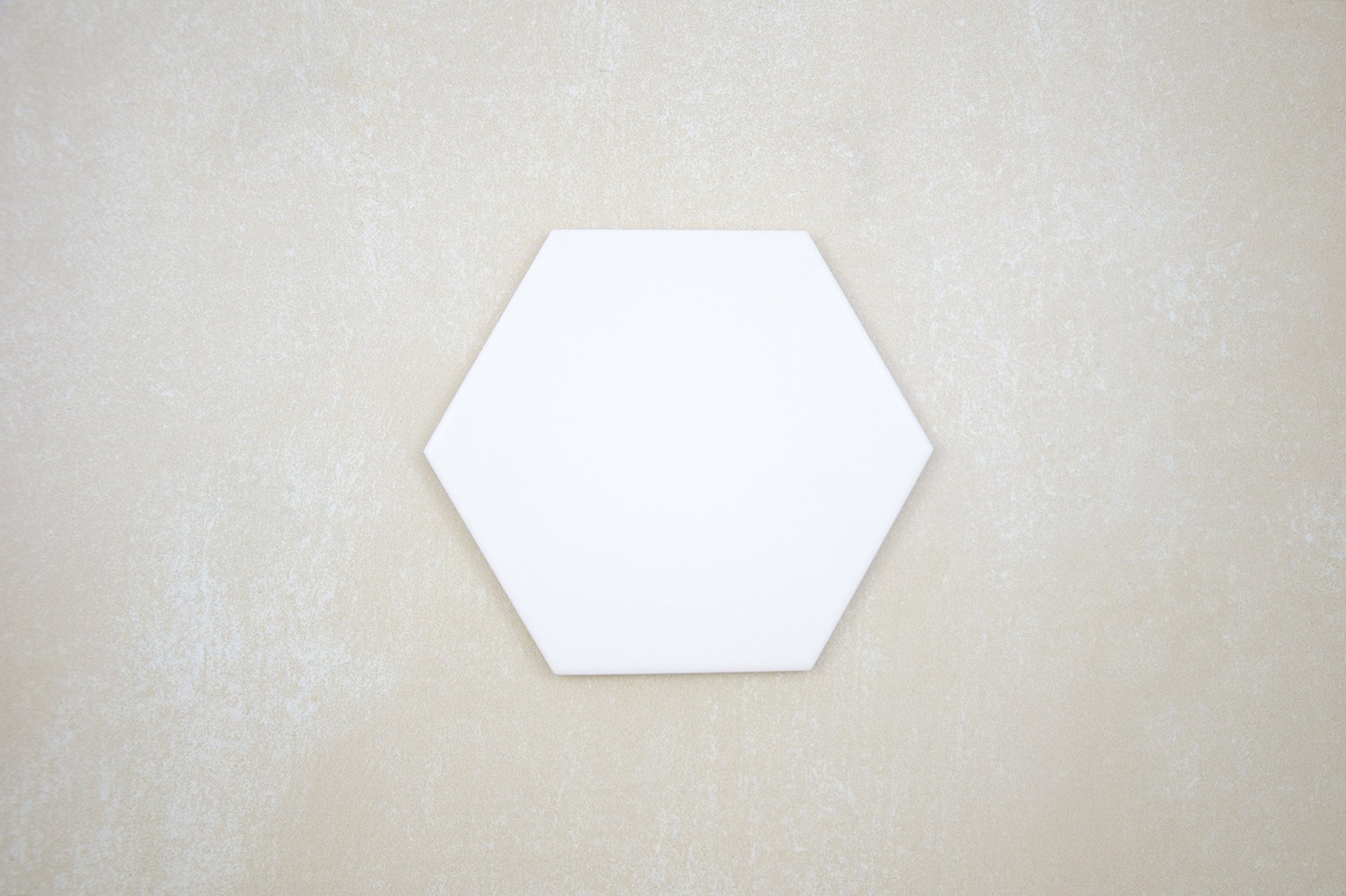 Hexágono Mate Blanco