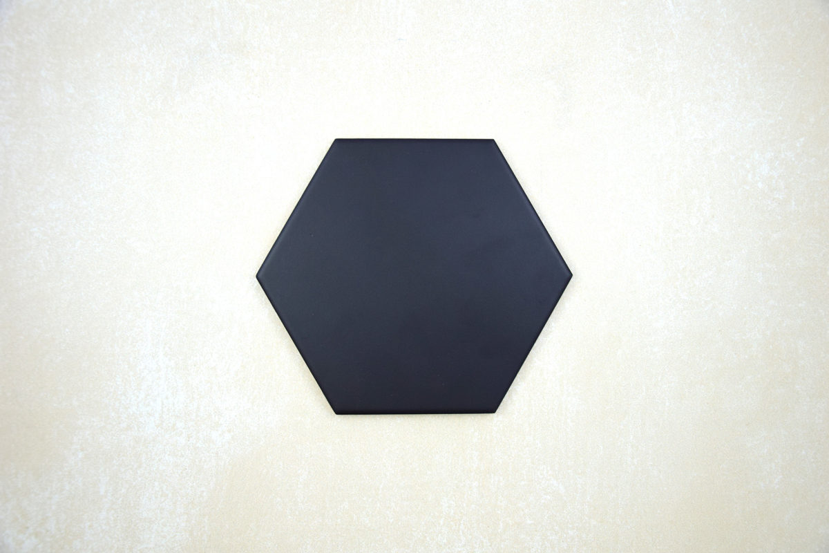 Hexágono Mate Negro