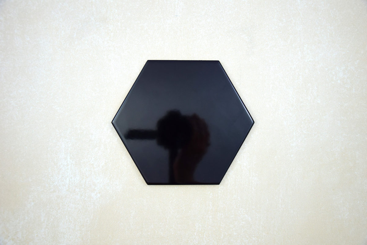 Hexágono Negro Brillo