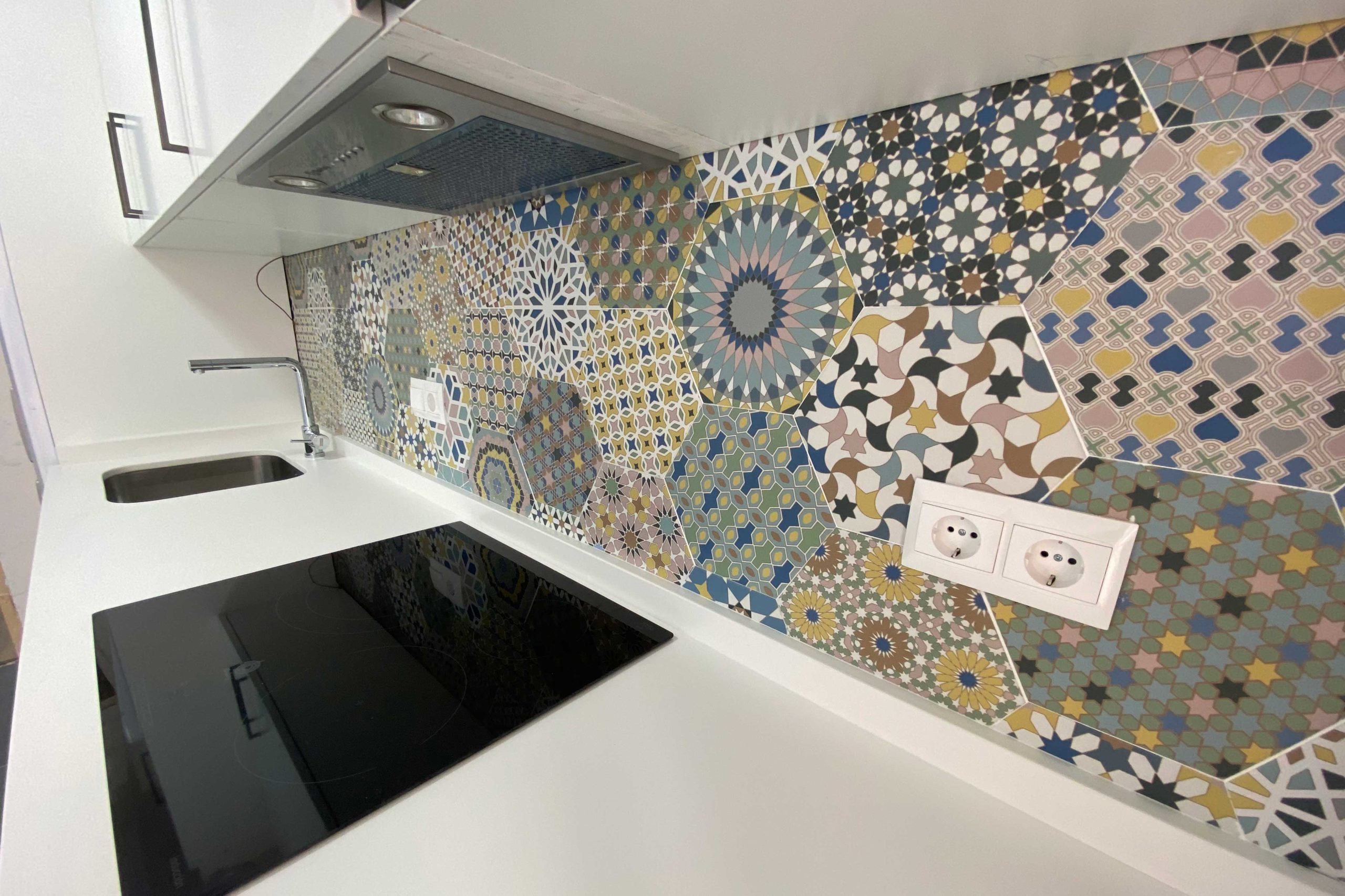 Azulejo Hidráulico Hexagonal Mix de Colores