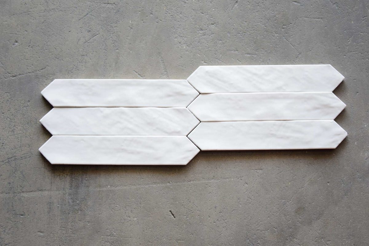 Azulejos Losanga Blanco Brillo