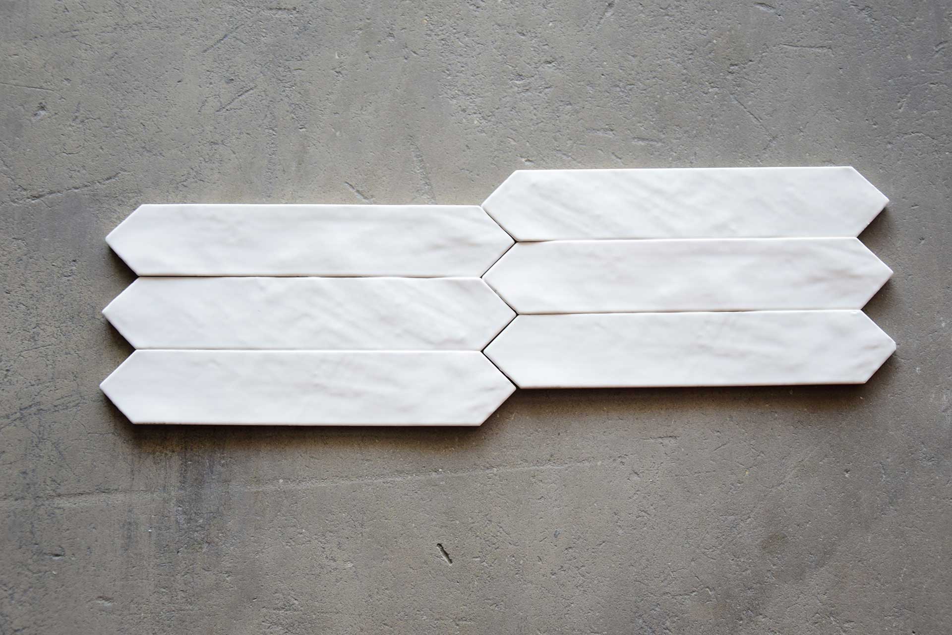 Azulejos Losanga Blanco Brillo