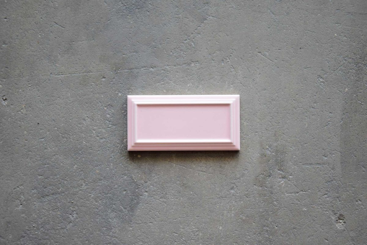 Azulejo Metro Rosa Palo Cuadrado