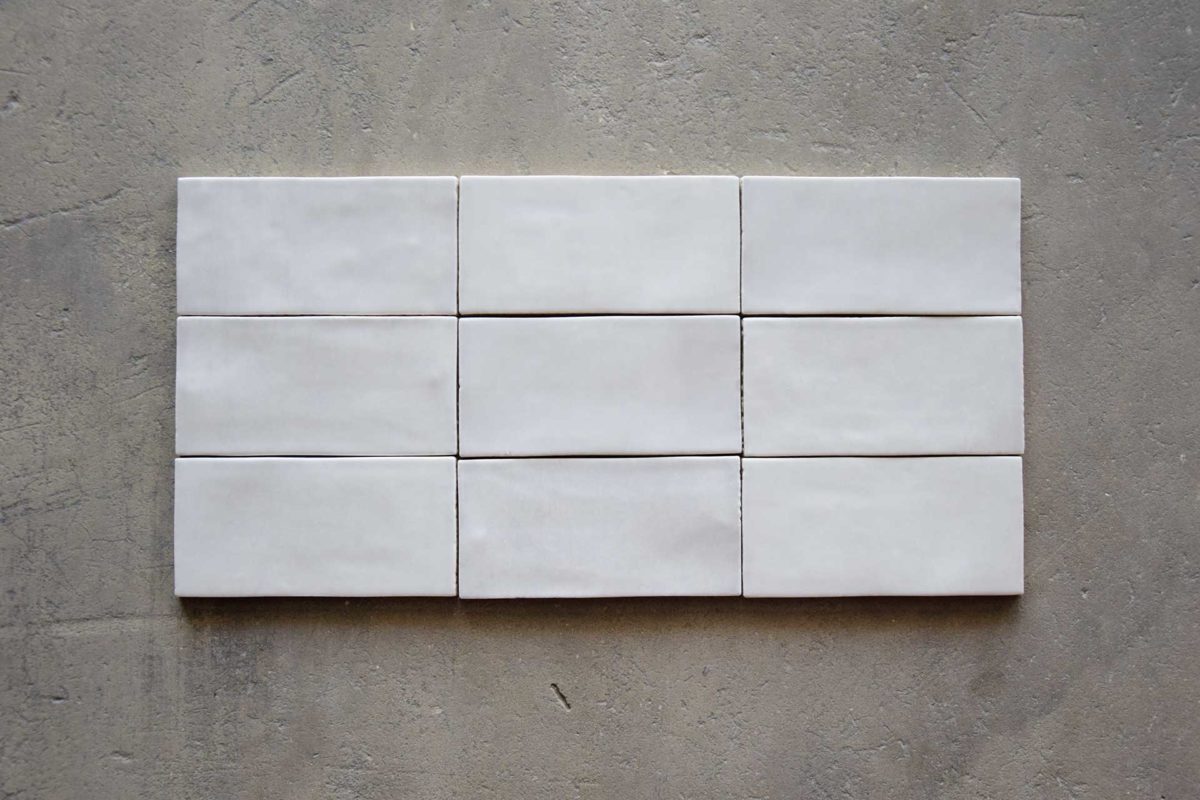 Rectangulo de azulejos porcelánicos Power Brick Gris Brillo