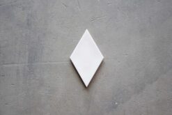 Azulejos Rombo Blanco Brillo