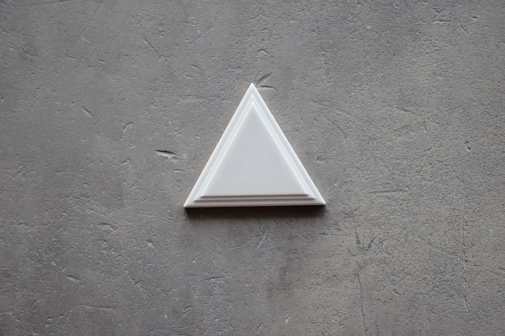 Azulejo Triángulo Gris Claro