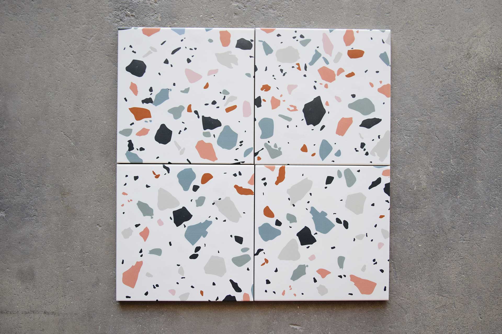 Azulejo Porcelánico Terrazo Pastel