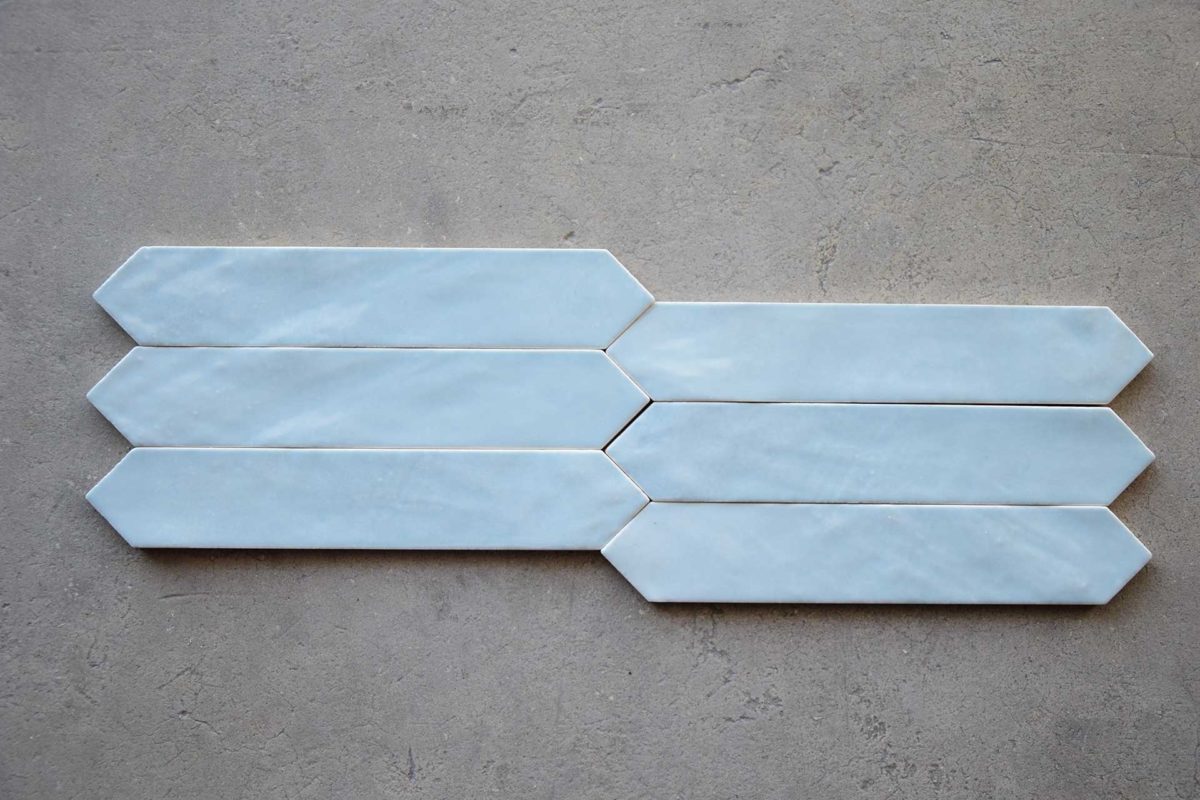 Azulejo Losanga Azul Cielo Brillo