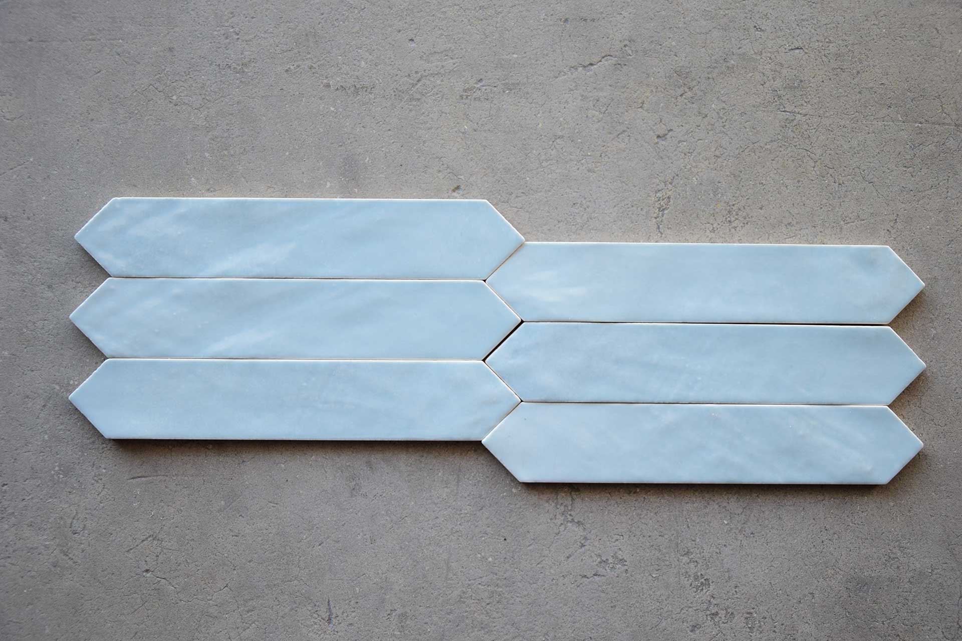 Azulejo Losanga Azul Cielo Brillo