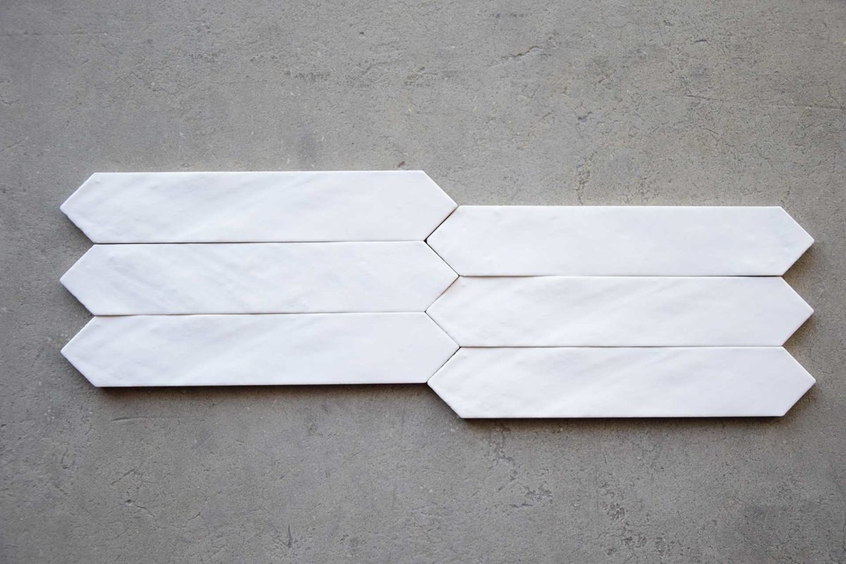 Azulejo Losanga Blanco Mate