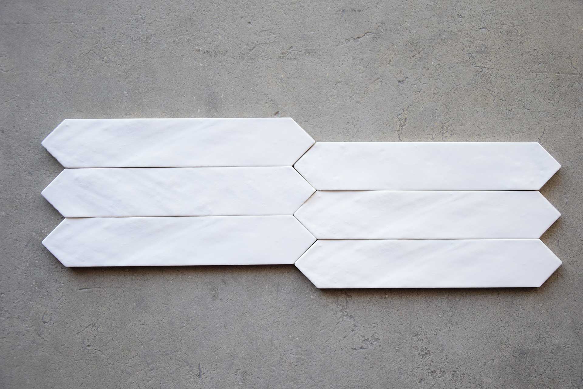 Azulejo Losanga Blanco Mate