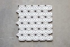 Azulejo en Malla Tokyo Blanco Brillo