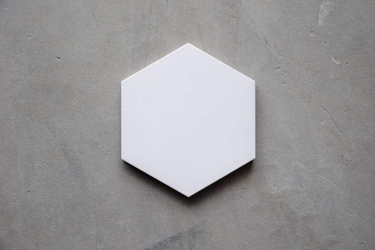 Porcelánico Hexagonal Blanco