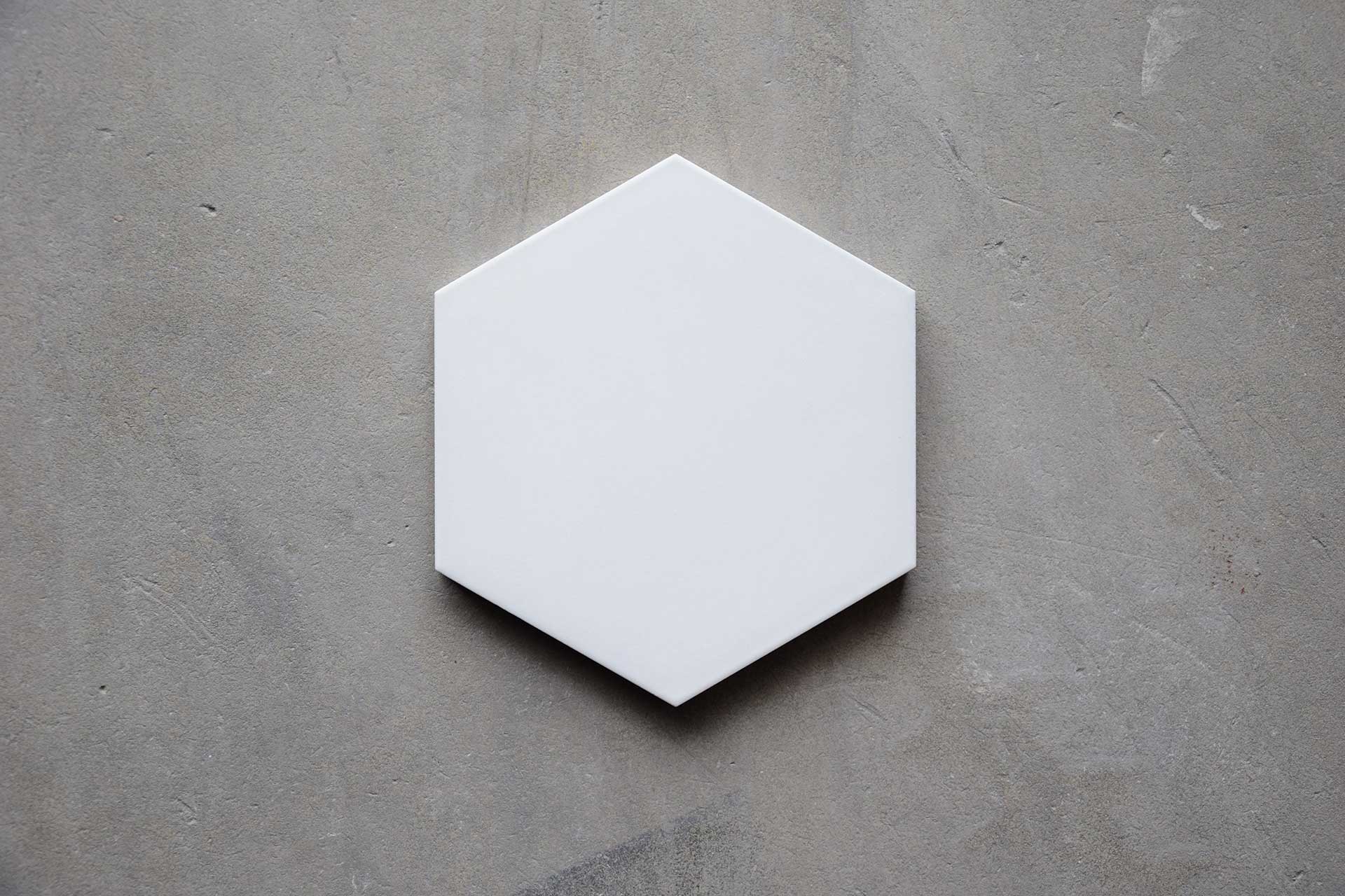Porcelánico Hexagonal Blanco