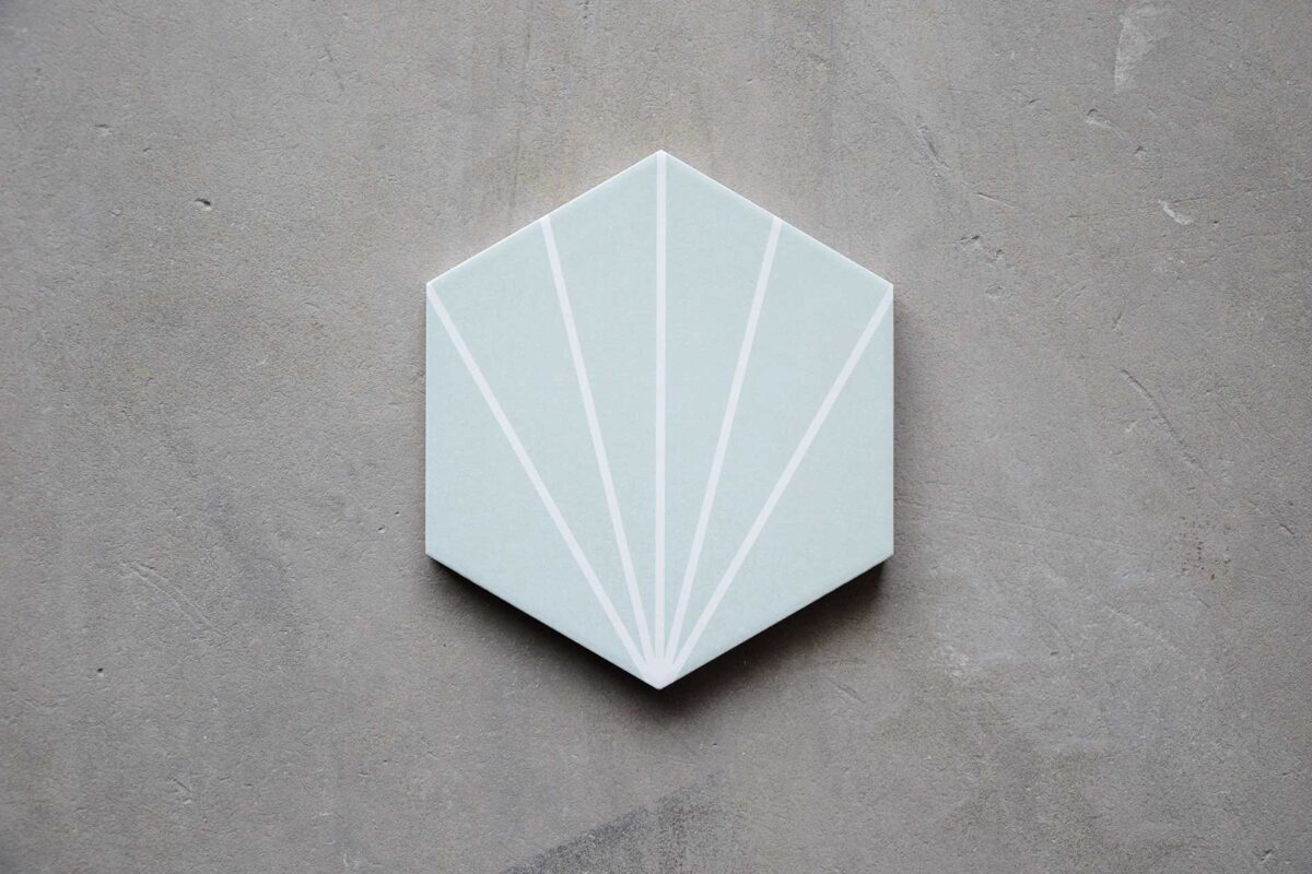 Porcelánico Hexagonal Aquaturquesa