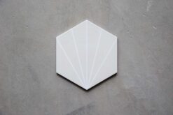 Porcelánico Hexagonal Origami Perla