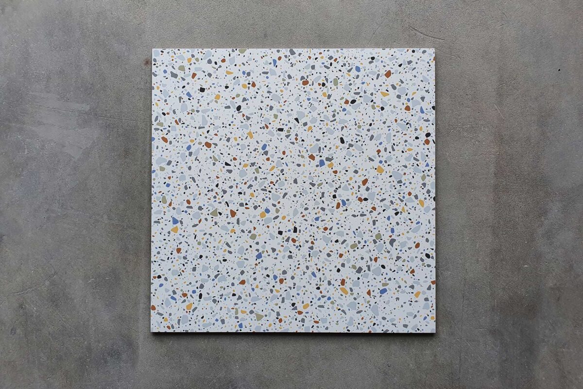 Porcelánico Terrazo Vintage Blanco