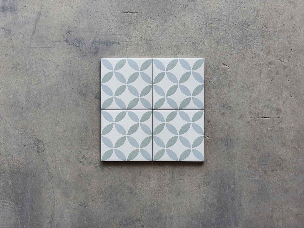 Azulejo porcelánico enya aqua 15x15