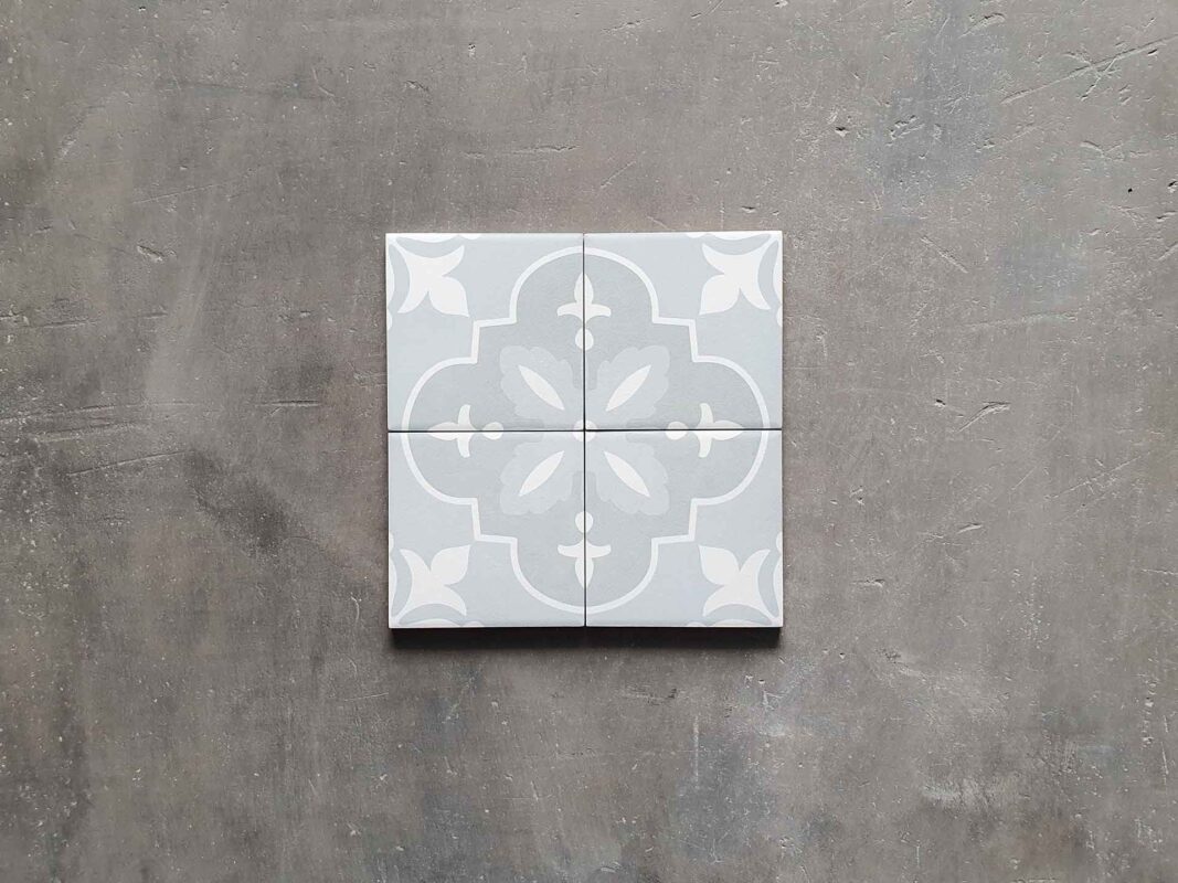 Azulejo porcelánico Nora aqua 15x15