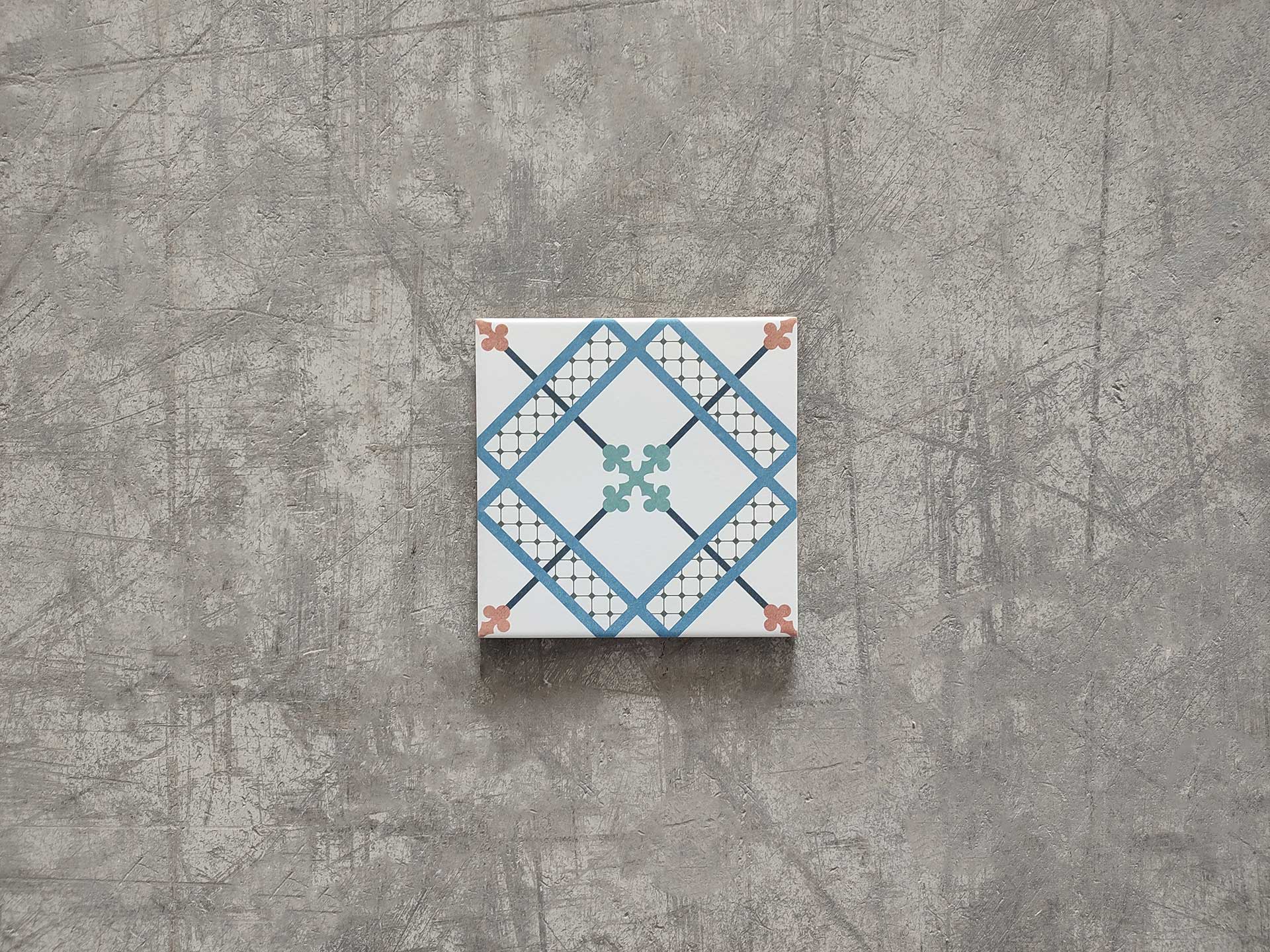 azulejo porcelánico hidráulico decorativo