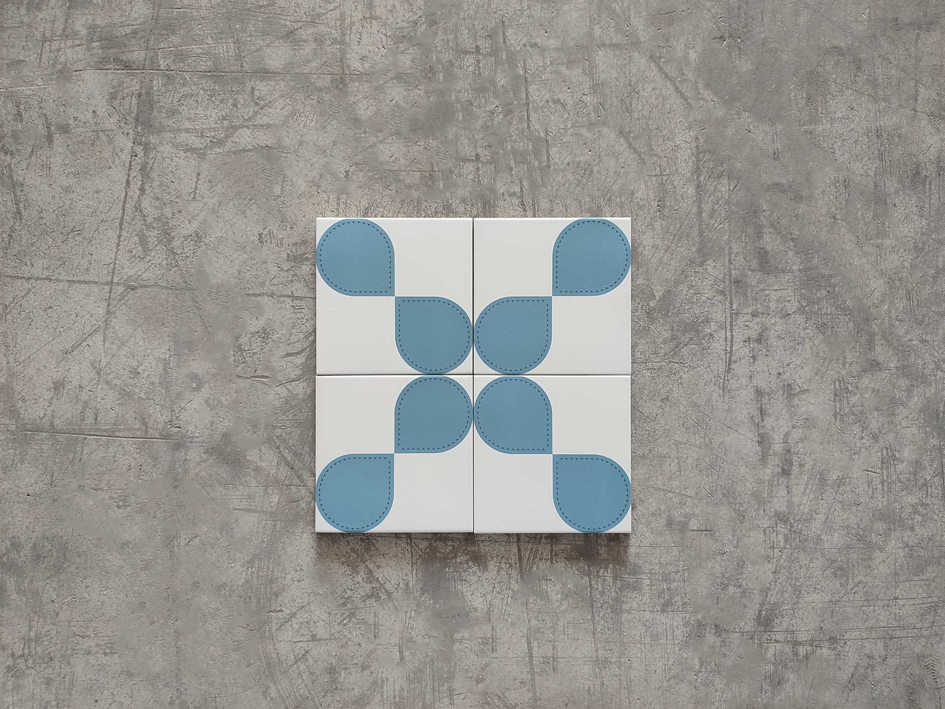 azulejo hidráulico porcelánico mate