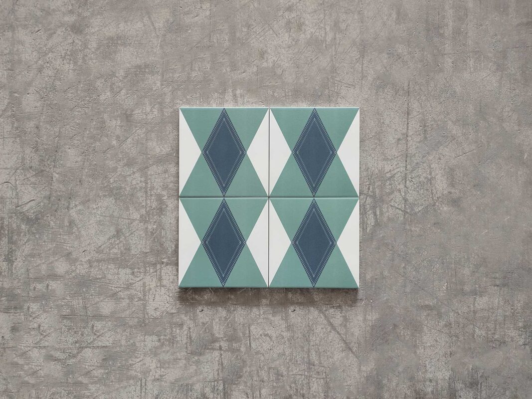 pavimento porcelánico hidráulico colorido