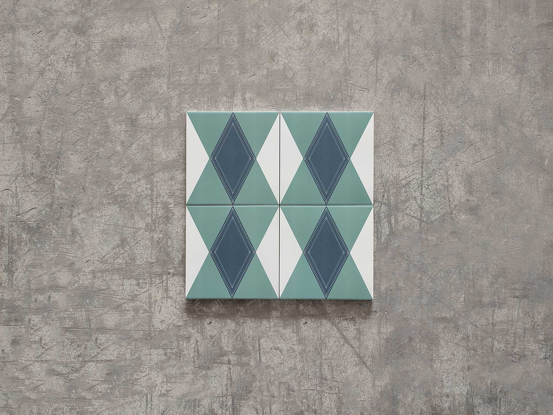 pavimento porcelánico hidráulico colorido