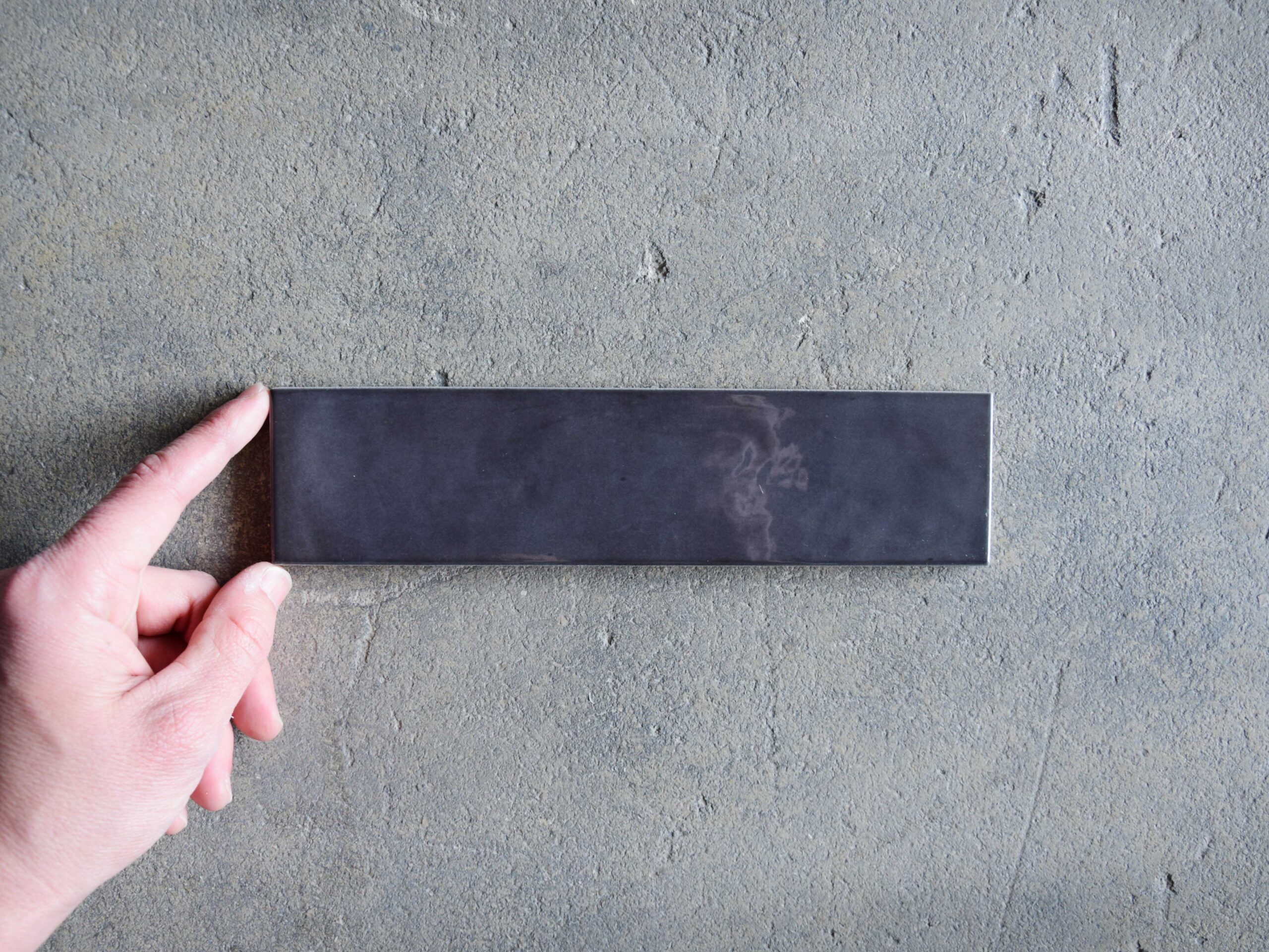 azulejo negro porcelánico brillo