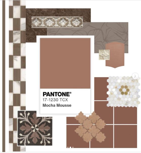 Como usar el Mocha Mousse en cerámica