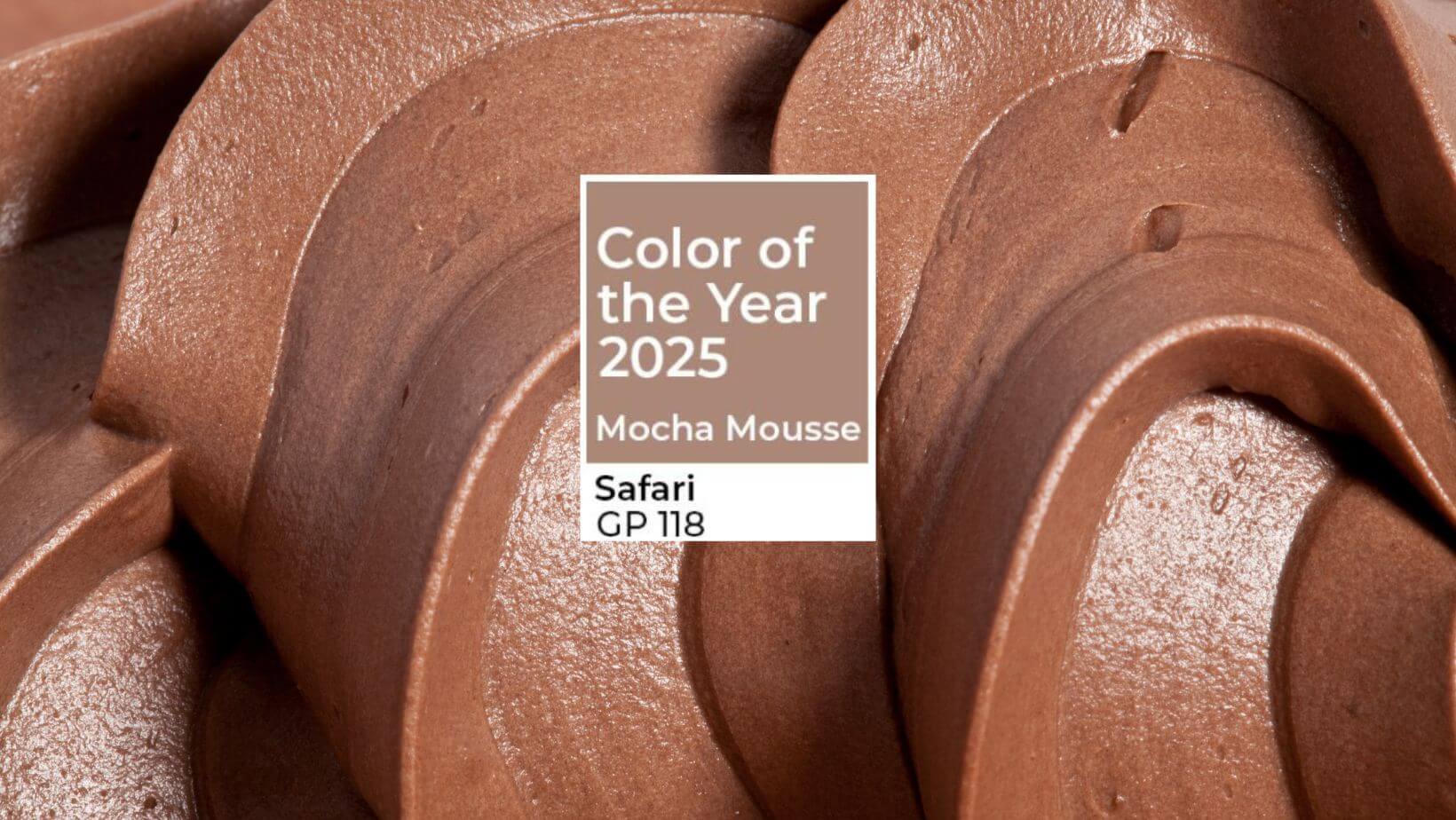 Color del año 2025: Mocha Mousse