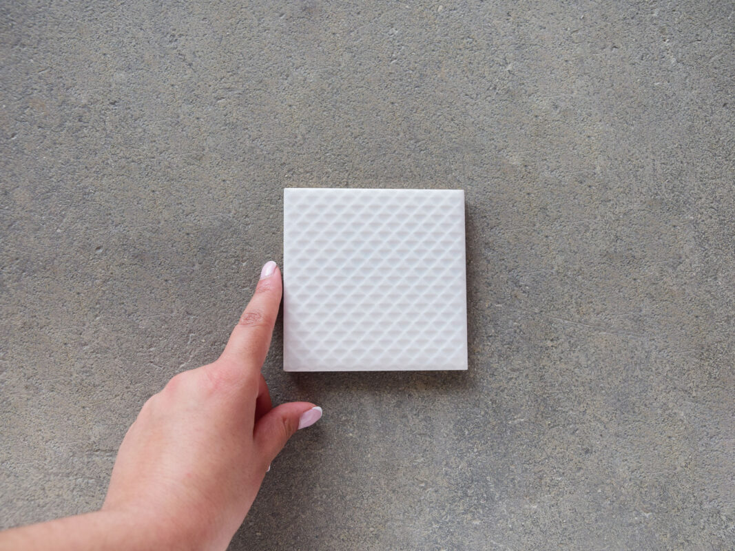 azulejo blanco artesanal brillante